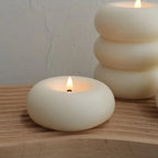 Round Smokeless Donut Aromatherapy Candle