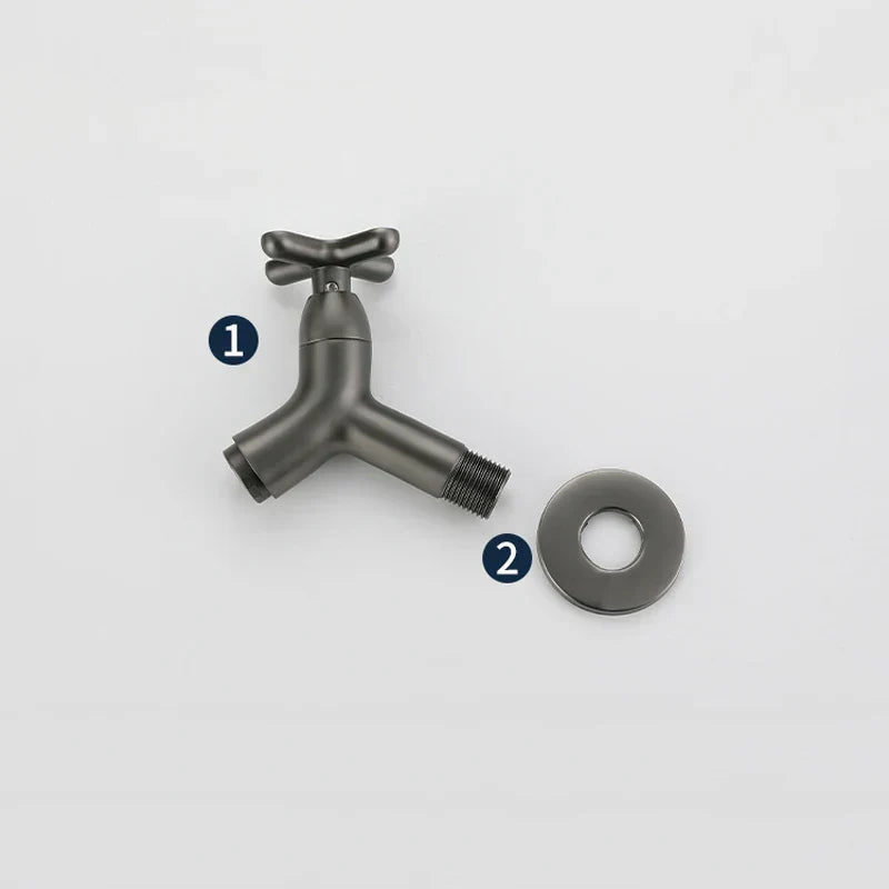 Wall-Mounted Cold Water Brass Tap