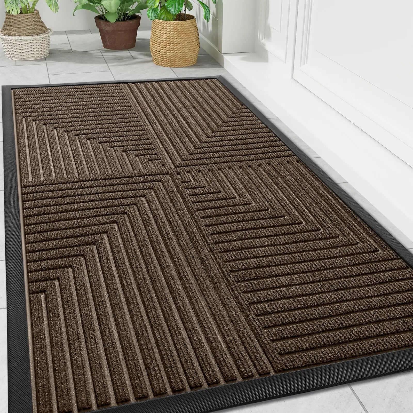 Heavy-Duty Non-Slip Doormat for Indoor and Outdoor Use