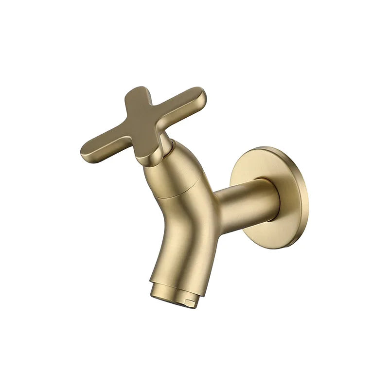 Wall-Mounted Cold Water Brass Tap