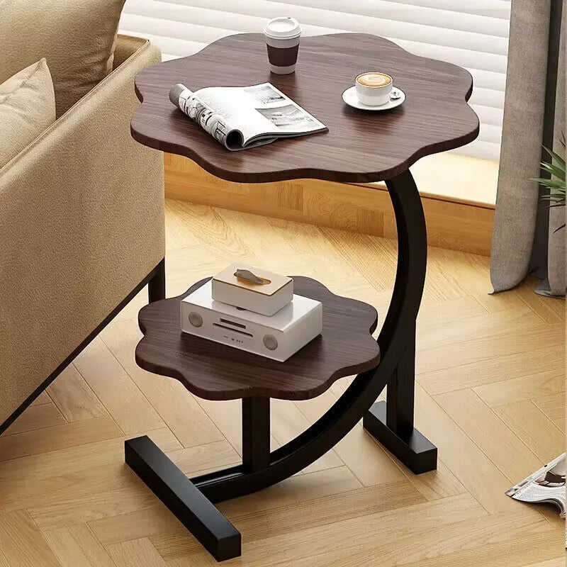 Luxury Two-Layer Portable Mini Side Table