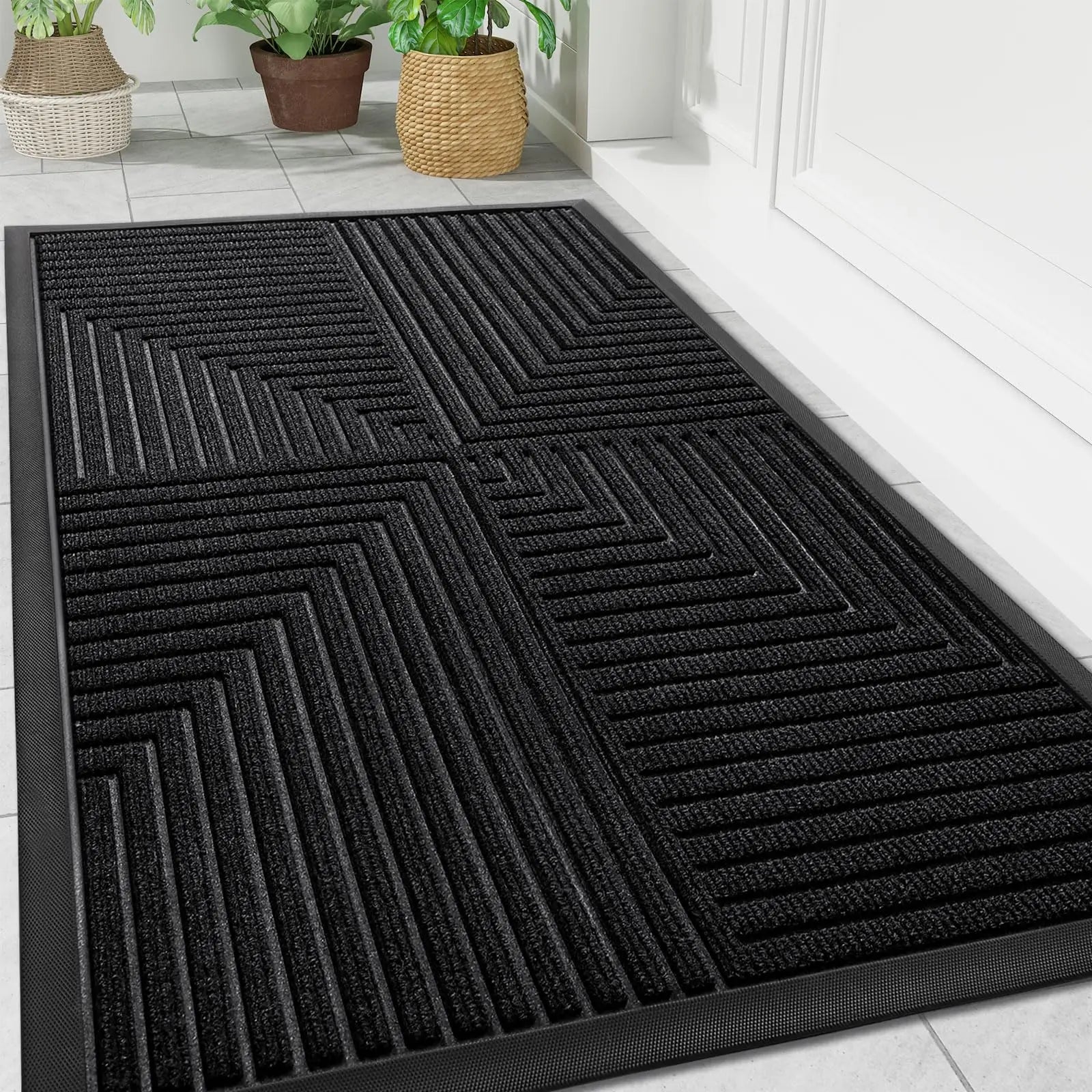 Heavy-Duty Non-Slip Doormat for Indoor and Outdoor Use
