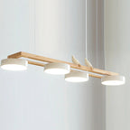 Scandinavian Wooden Pendant Light