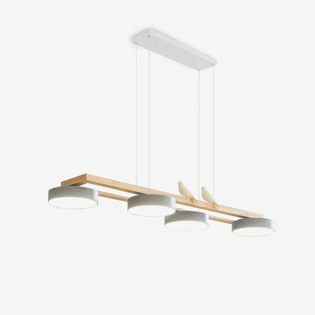 Scandinavian Wooden Pendant Light