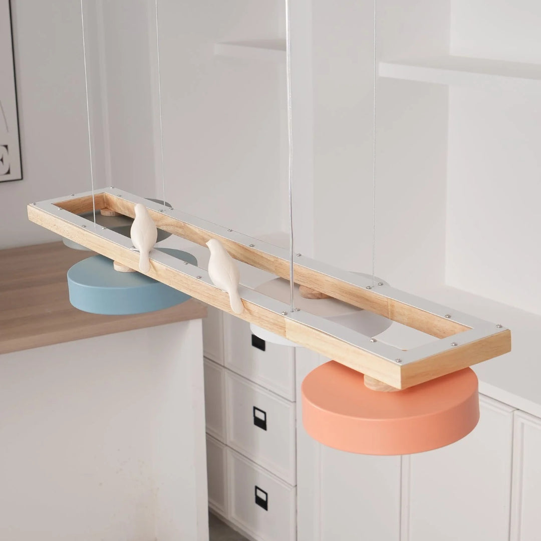 Scandinavian Wooden Pendant Light