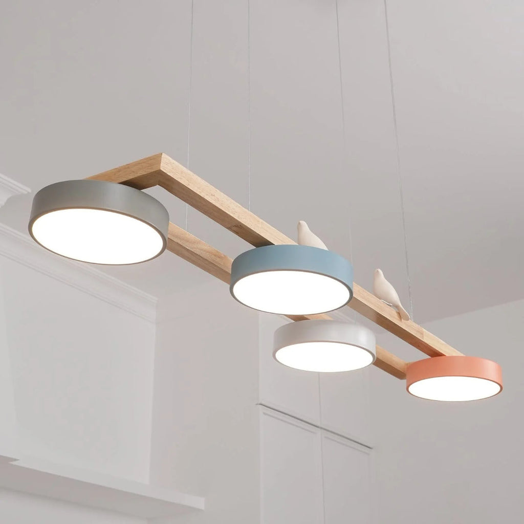Scandinavian Wooden Pendant Light