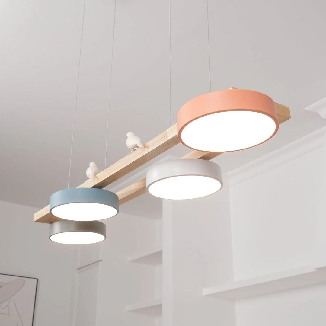 Scandinavian Wooden Pendant Light