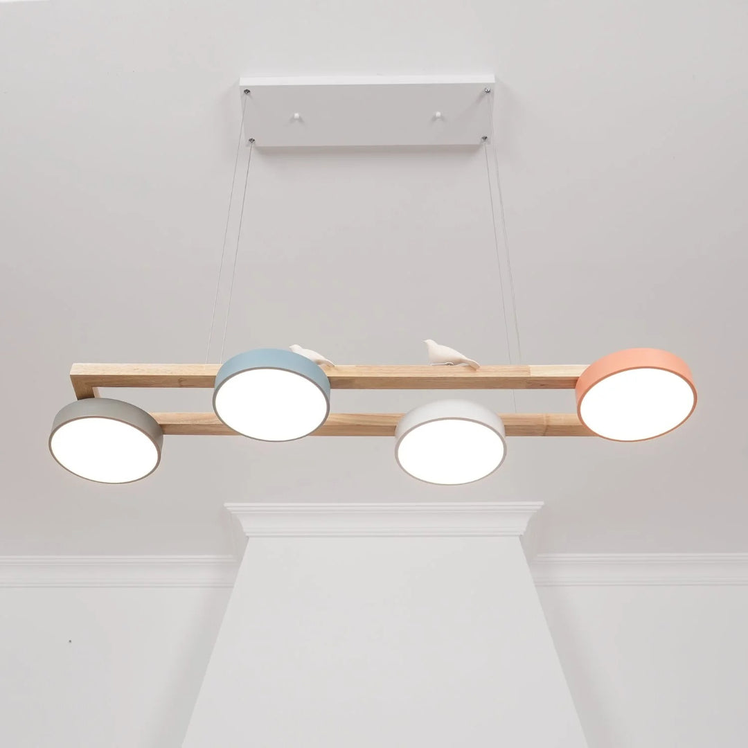 Scandinavian Wooden Pendant Light