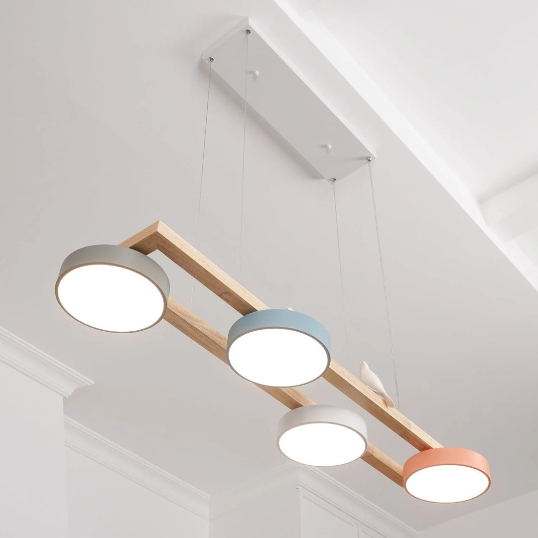 Scandinavian Wooden Pendant Light