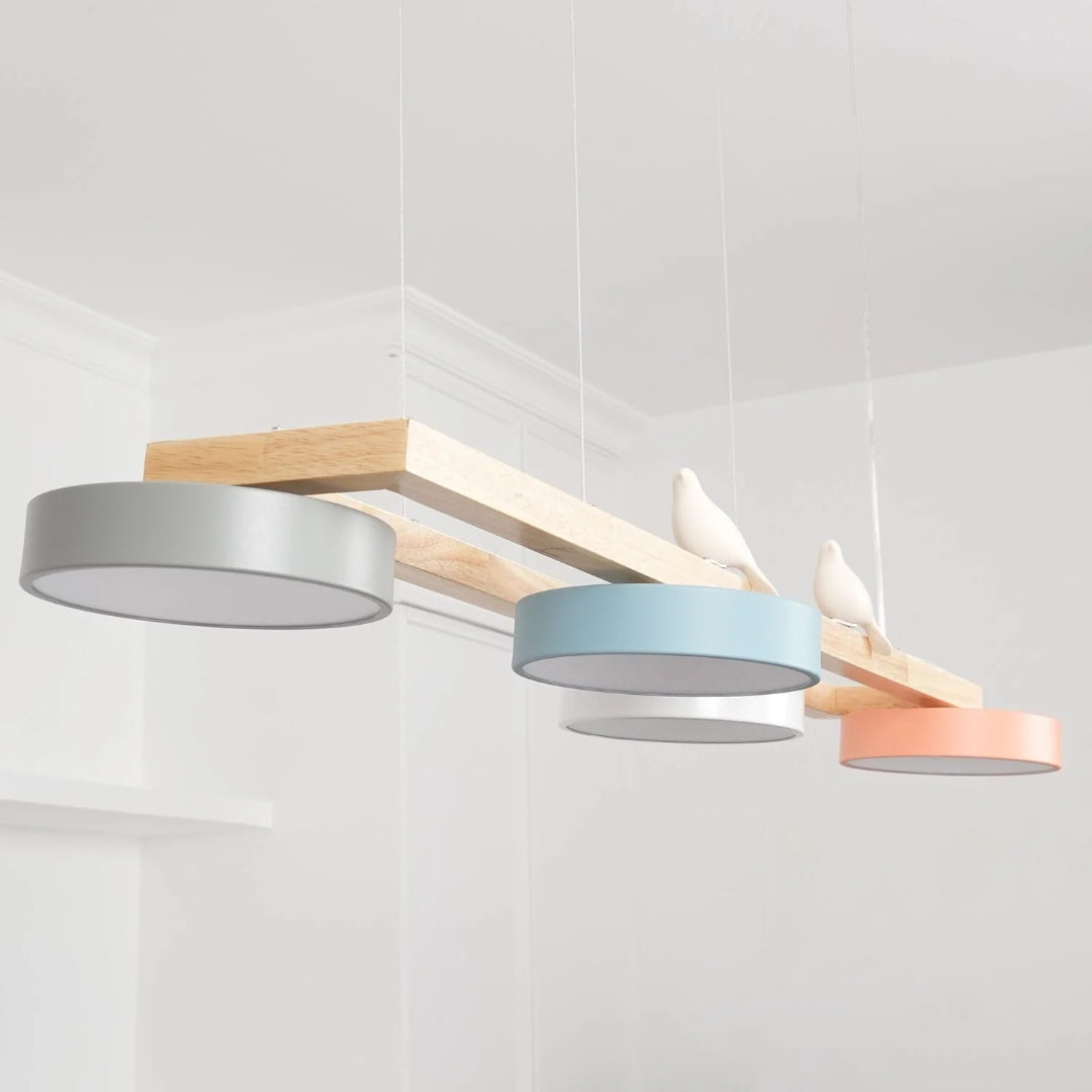 Scandinavian Wooden Pendant Light