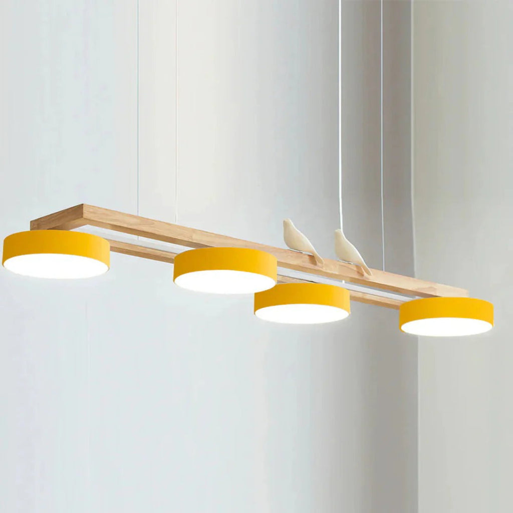 Scandinavian Wooden Pendant Light