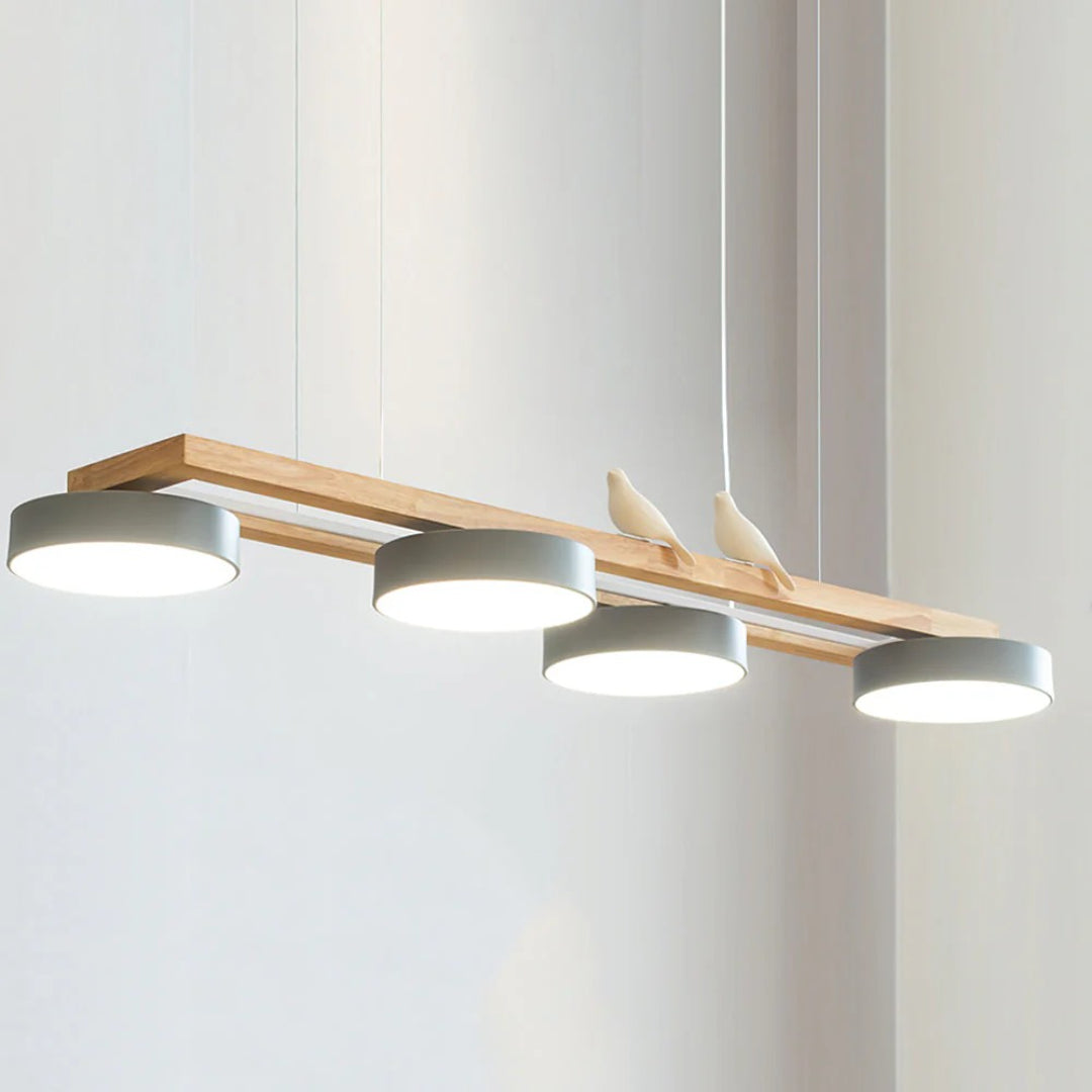 Scandinavian Wooden Pendant Light