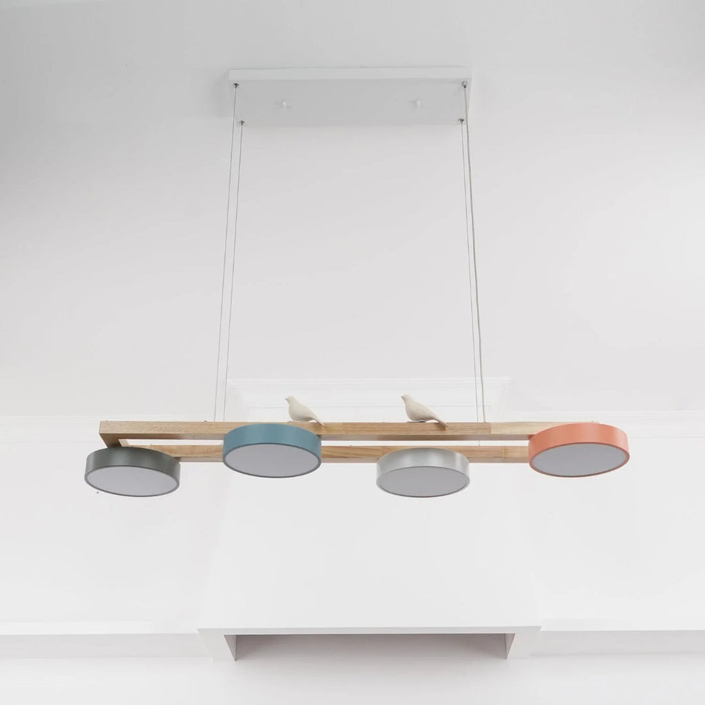 Scandinavian Wooden Pendant Light