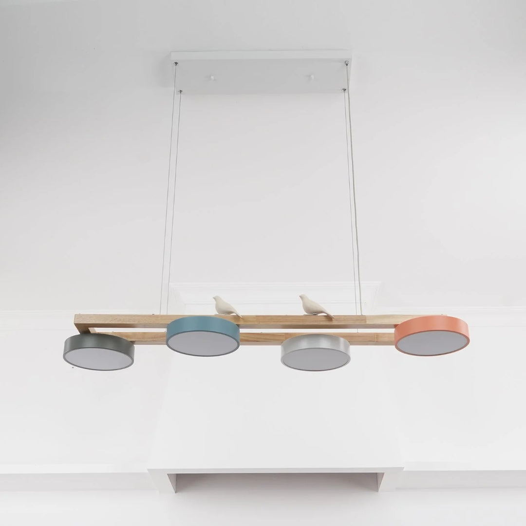 Scandinavian Wooden Pendant Light