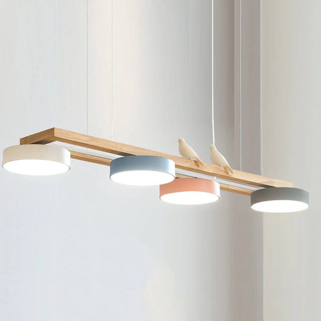 Scandinavian Wooden Pendant Light