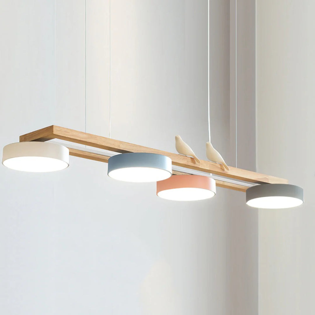 Scandinavian Wooden Pendant Light