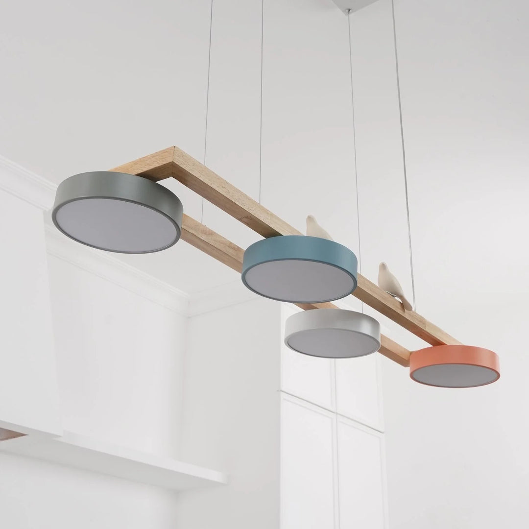Scandinavian Wooden Pendant Light