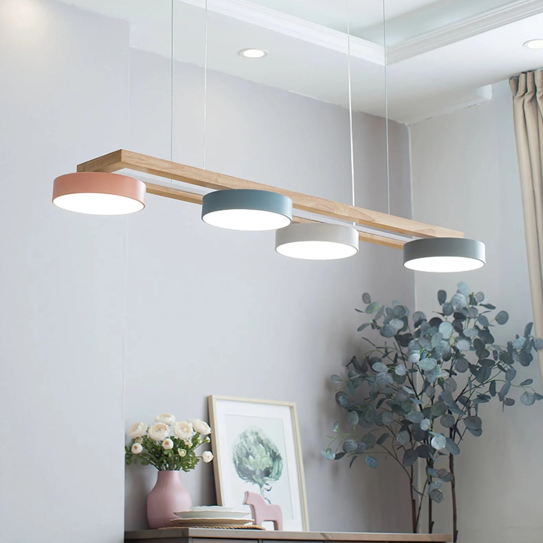 Scandinavian Wooden Pendant Light