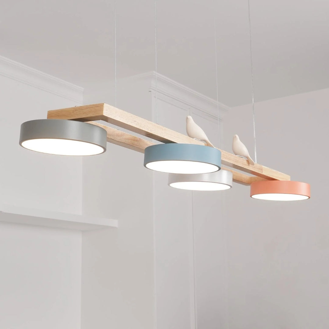 Scandinavian Wooden Pendant Light
