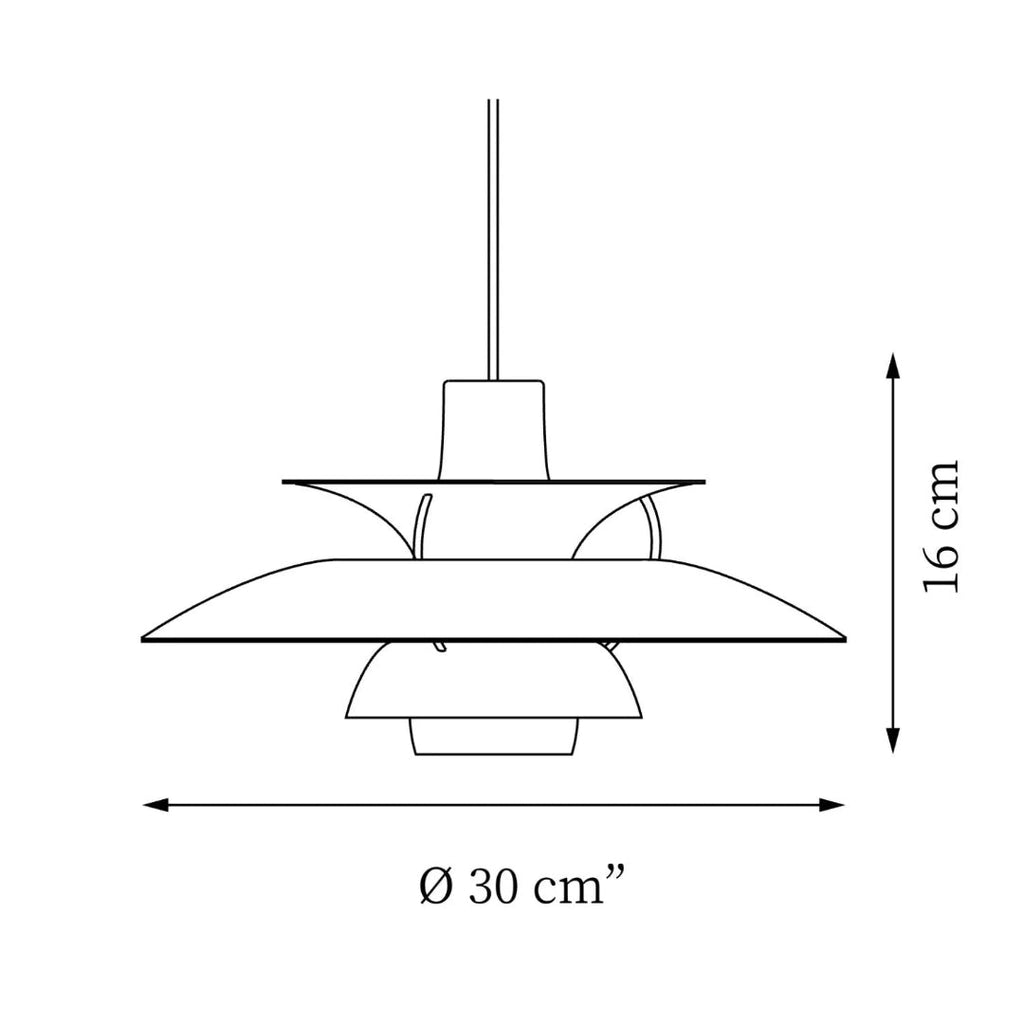 Contemporary Layered Metal Pendant Light