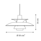 Contemporary Layered Metal Pendant Light
