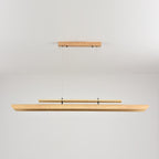 The 120cm version of the chandelier in a compact dining space.