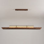 Dimensional drawing of the 180cm Sora Linear Chandelier.