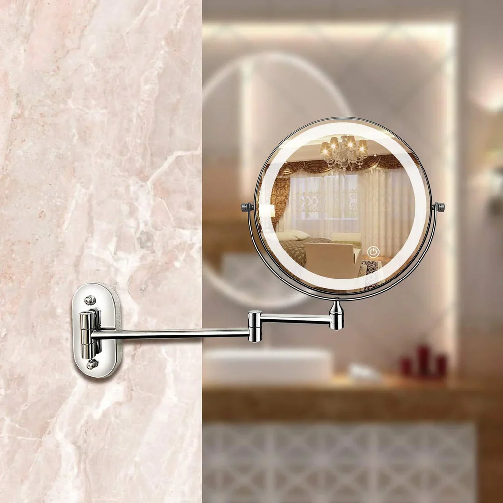 Round Metal Vanity Mirror