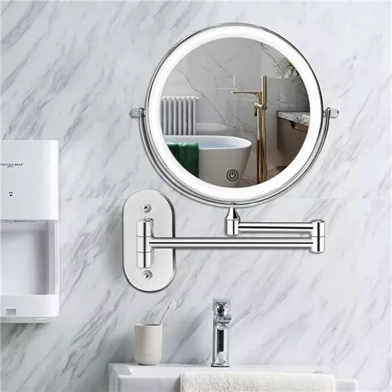 Round Metal Vanity Mirror