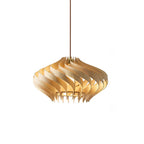 Japandi Wooden Pendant Light