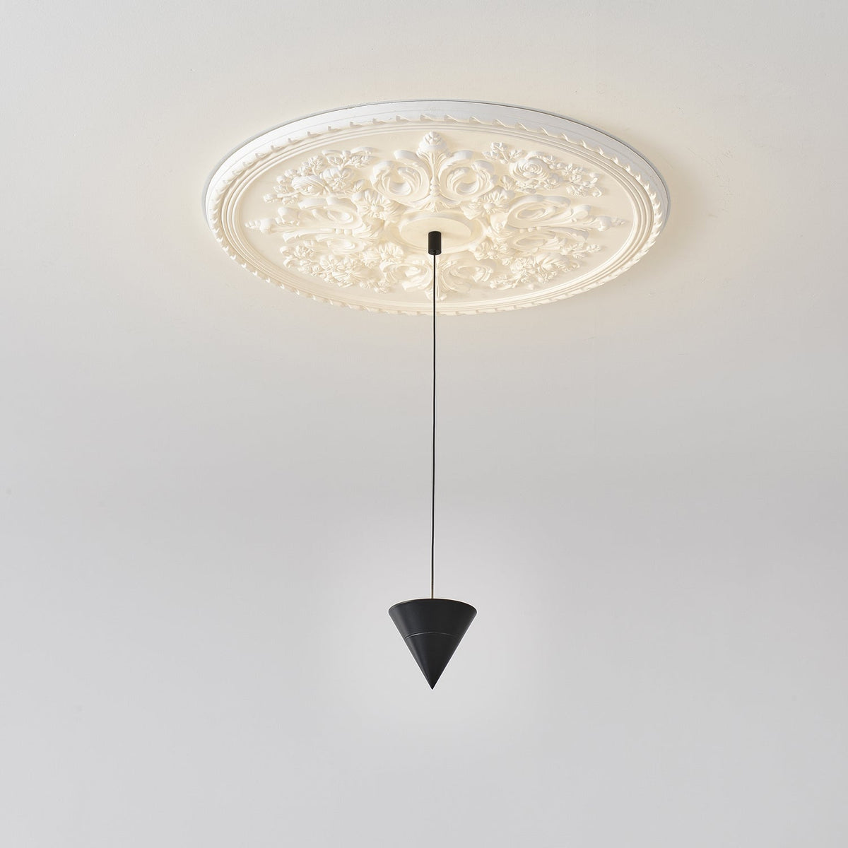 Pendant Light Metal and Acrylic Fixture | Integrated LED with Adjustable Cable | Sloped Ceiling Compatible Modern Indoor Design
