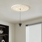 Pendant Light Metal and Acrylic Fixture | Integrated LED with Adjustable Cable | Sloped Ceiling Compatible Modern Indoor Design