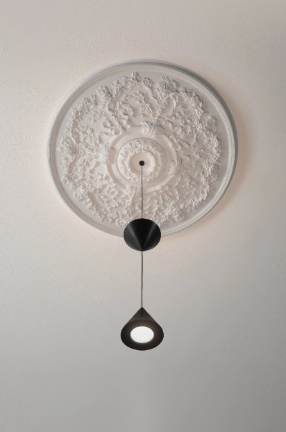 Pendant Light Metal and Acrylic Fixture | Integrated LED with Adjustable Cable | Sloped Ceiling Compatible Modern Indoor Design