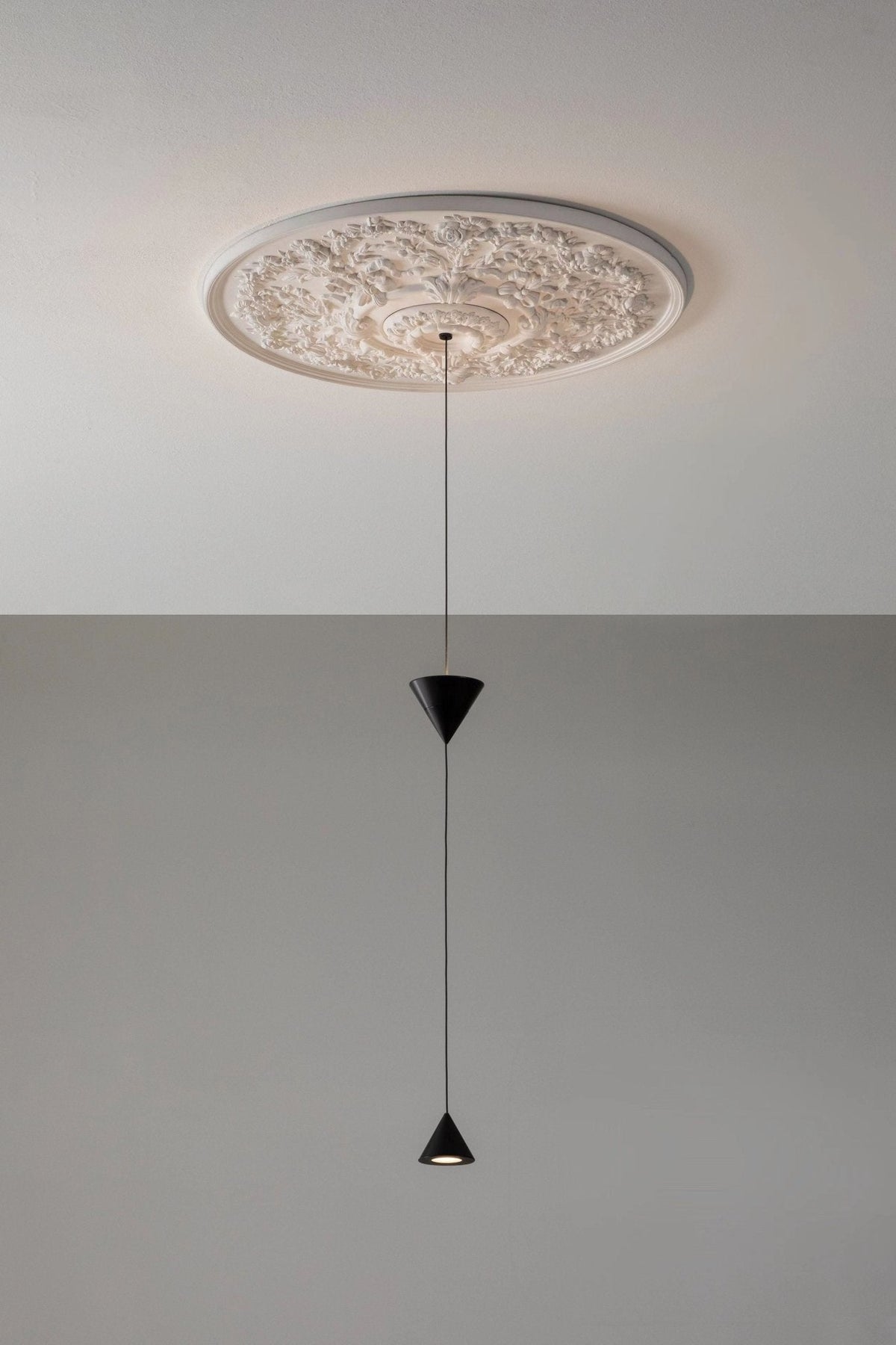 Pendant Light Metal and Acrylic Fixture | Integrated LED with Adjustable Cable | Sloped Ceiling Compatible Modern Indoor Design