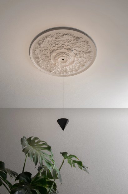 Pendant Light Metal and Acrylic Fixture | Integrated LED with Adjustable Cable | Sloped Ceiling Compatible Modern Indoor Design