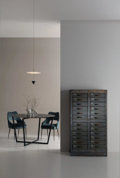 Pendant Light Metal and Acrylic Fixture | Integrated LED with Adjustable Cable | Sloped Ceiling Compatible Modern Indoor Design
