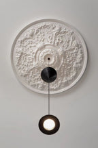 Pendant Light Metal and Acrylic Fixture | Integrated LED with Adjustable Cable | Sloped Ceiling Compatible Modern Indoor Design