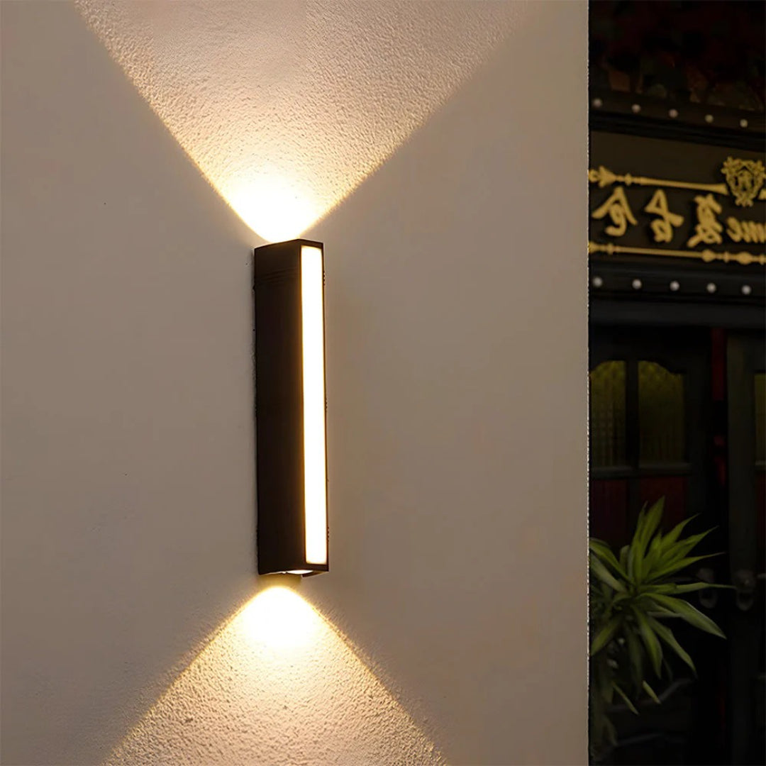 Minimalist Tubular Outdoor Wall Light