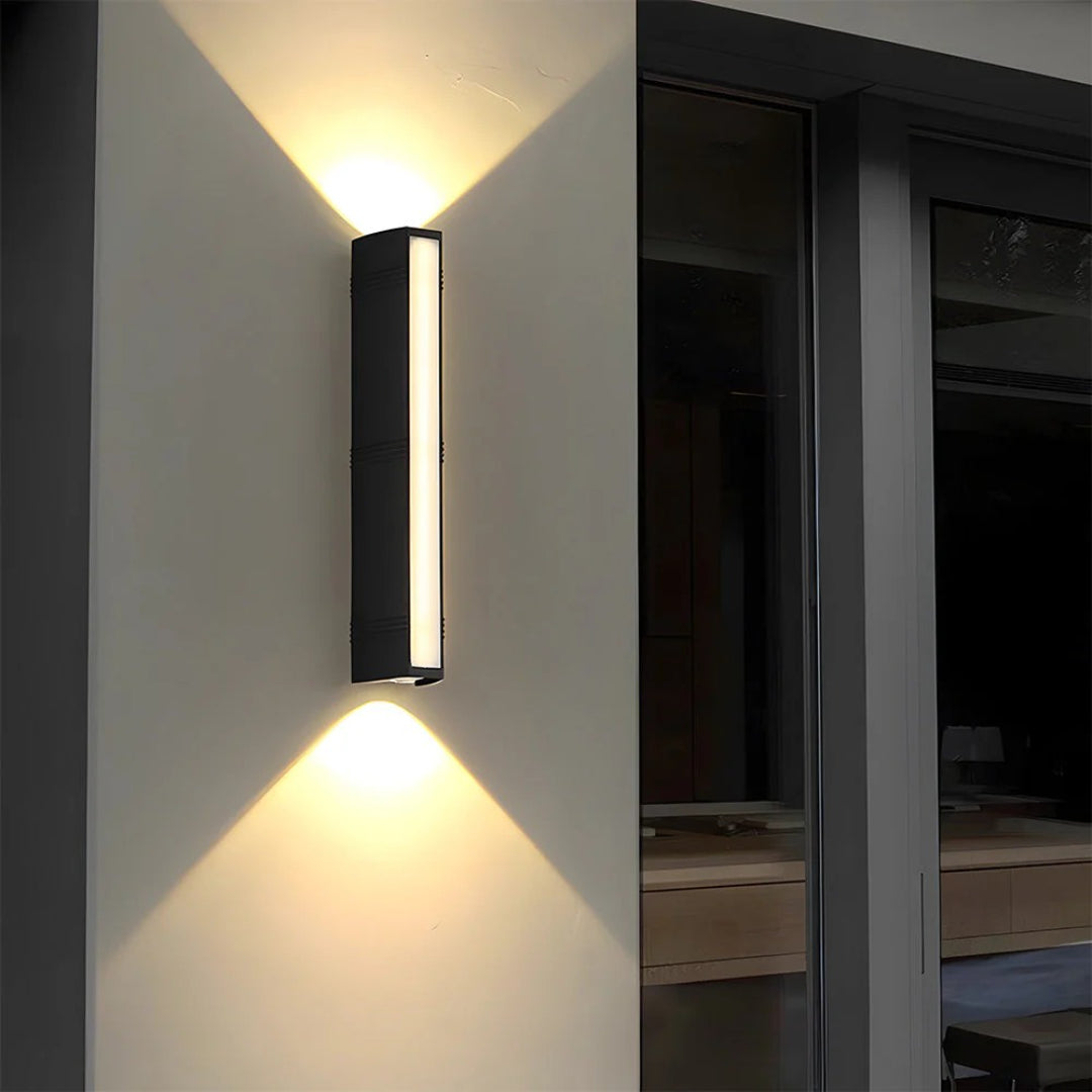 Minimalist Tubular Outdoor Wall Light