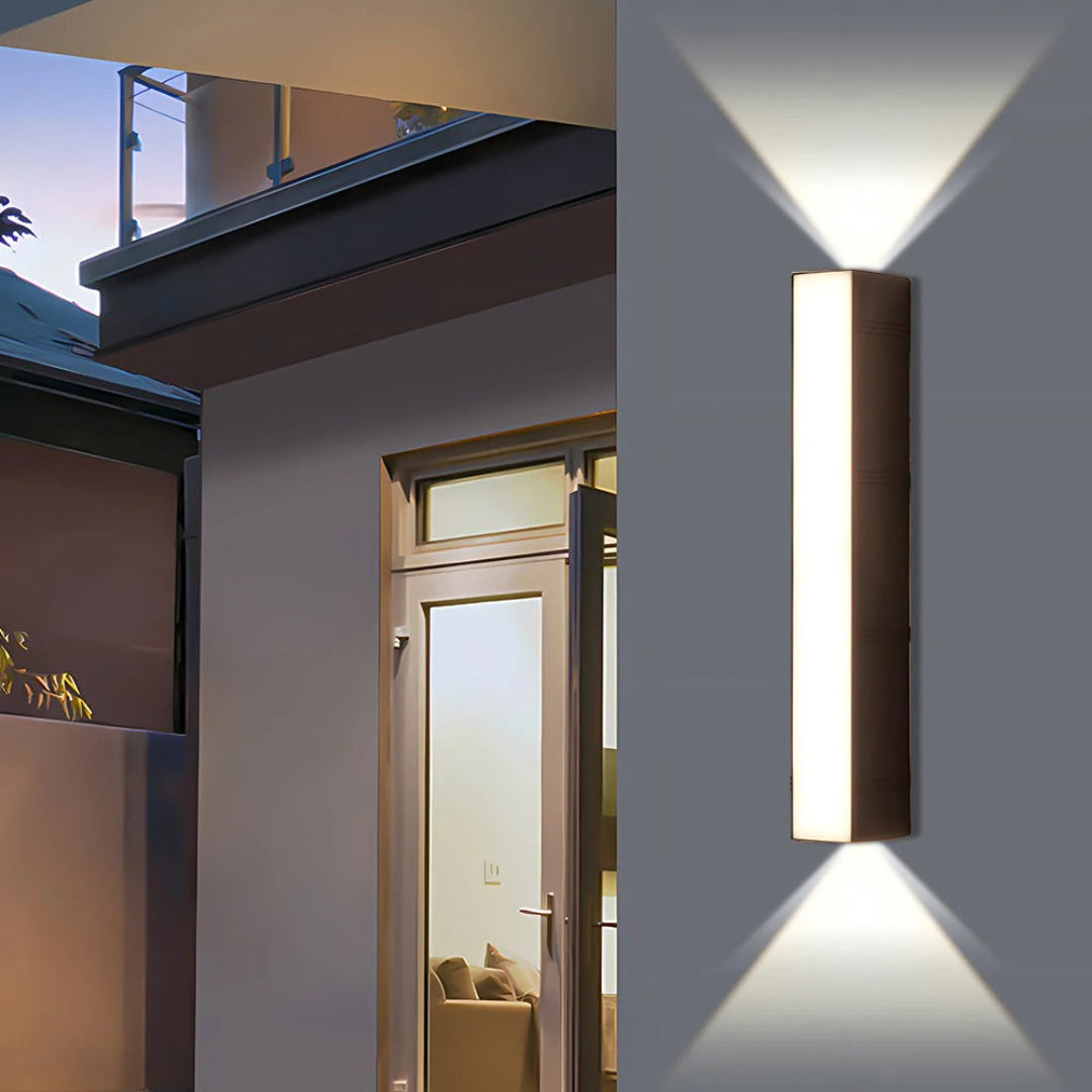 Minimalist Tubular Outdoor Wall Light