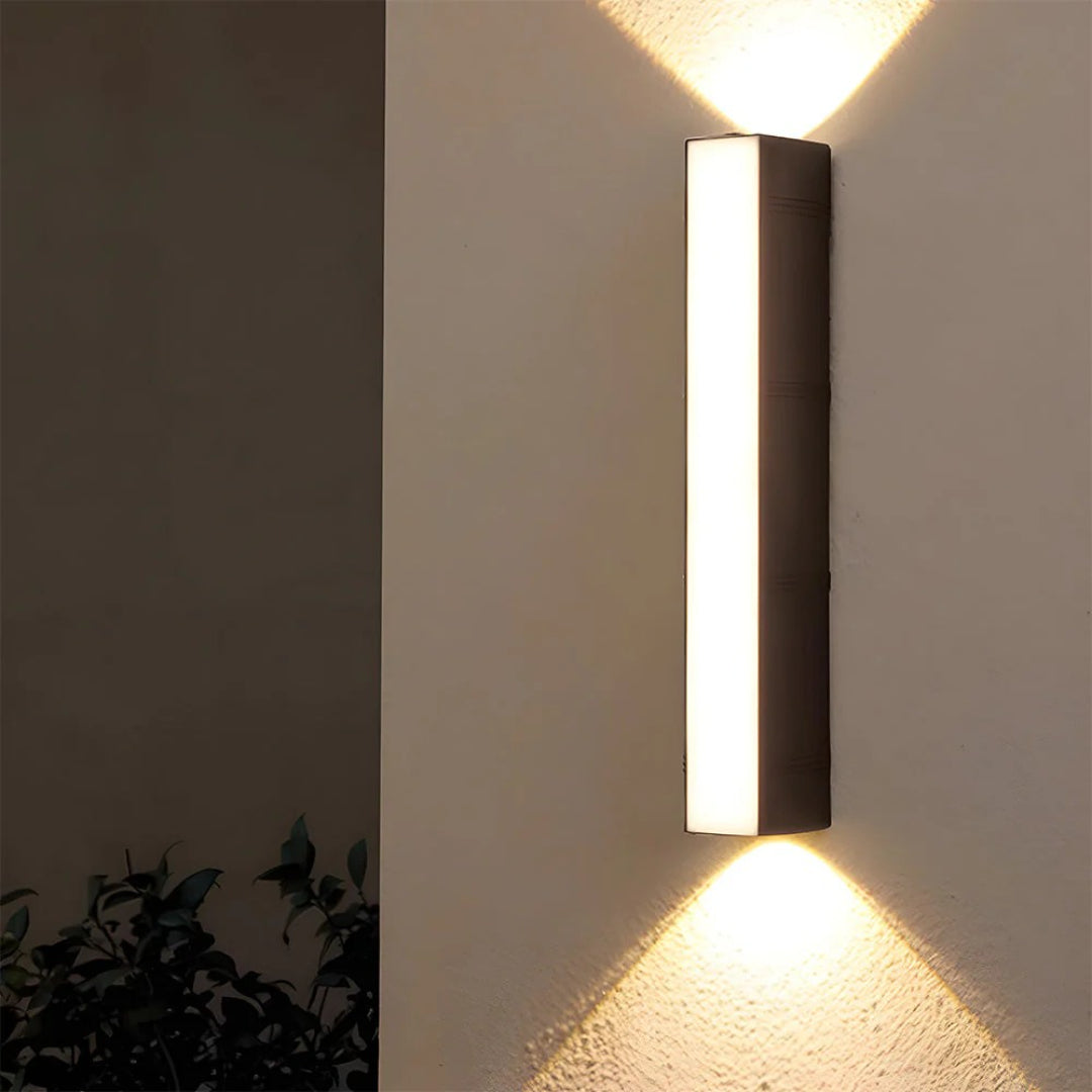 Minimalist Tubular Outdoor Wall Light