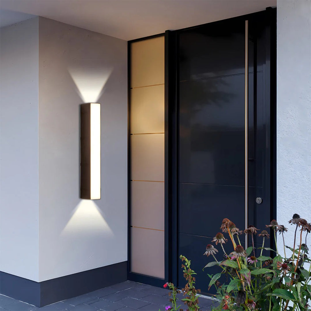 Minimalist Tubular Outdoor Wall Light