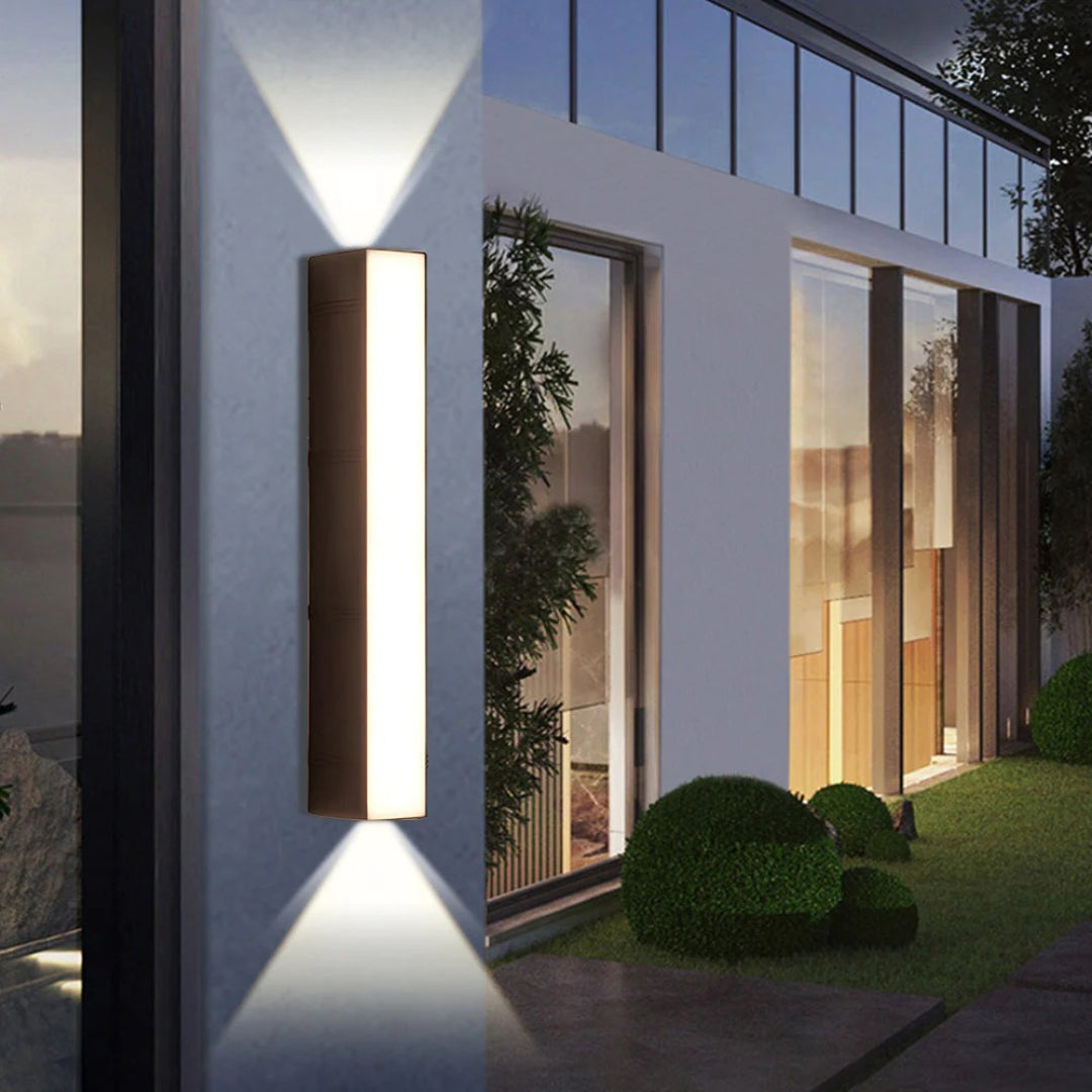 Minimalist Tubular Outdoor Wall Light