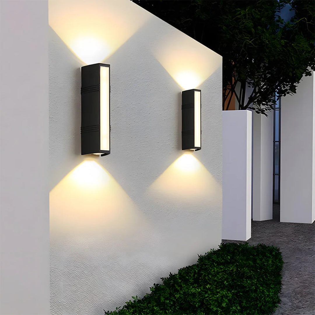 Minimalist Tubular Outdoor Wall Light