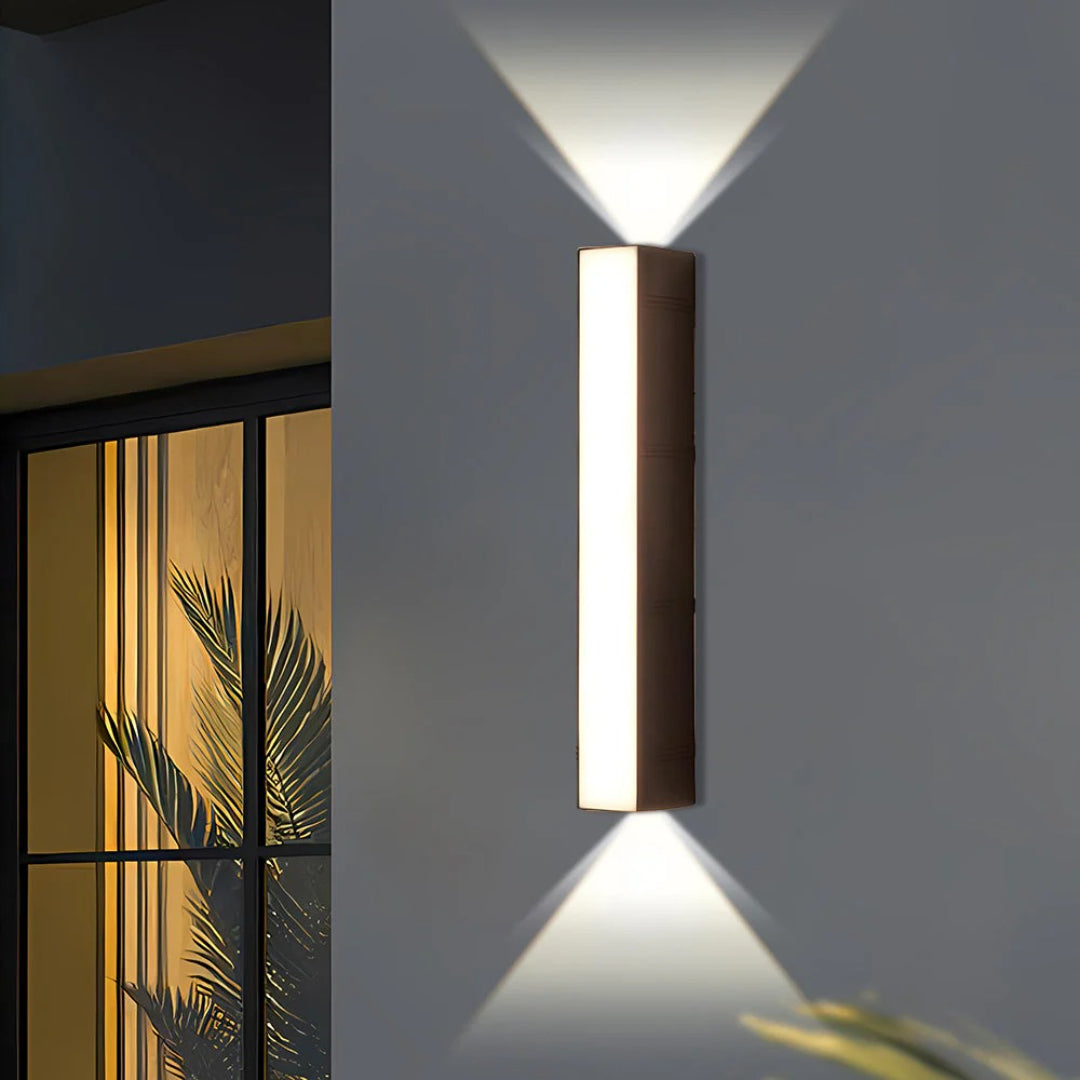Minimalist Tubular Outdoor Wall Light