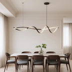 LED Pendant Light Acrylic and Aluminium | Contemporary Minimalist Style | Energy Efficient Balanced Home Illumination