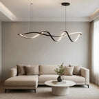 LED Pendant Light Acrylic and Aluminium | Contemporary Minimalist Style | Energy Efficient Balanced Home Illumination