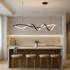 LED Pendant Light Acrylic and Aluminium | Contemporary Minimalist Style | Energy Efficient Balanced Home Illumination