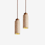 Travertine Cylinder Pendant Light
