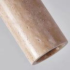 Travertine Cylinder Pendant Light
